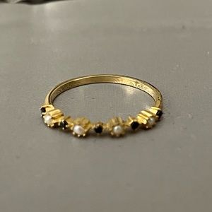 As New- Sterling Silver Natural Gems Signature Ring